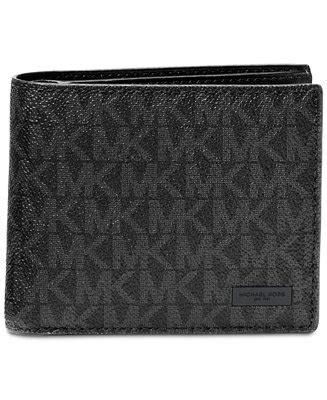 michael kors wallet mens grey|men's bifold wallets with photo.